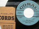 BUDDY HOLLY rave on / take your time Blue Label PROMO ROCKABILLY 45 coral CC37