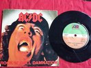 AC/DC - 7 INCH SINGLE - ROCK 'N' ROLL DAMNATION / SIN CITY