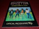 LED ZEPPELIN-KNEBWORTH 1979 ORIG OFFICIAL PROGRAMME SUPER COND
