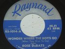 Rose DuBats 45 Wonder Where The Boys Go When They Want To Cry/Signals From Satur