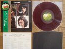 THE BEATLES Let It Be JAPAN LP RED WAX DISC w/ 2OBI Insert AP-80189 $4 Shipping