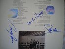 SUPERB GENESIS Signed Lp Inner Sleeve PHIL COLLINS MIKE RUTHERFORD  TONY BANKS