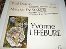 YVONNE LEFEBURE