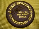 ORIGINAL NORTHERN SOUL PATCH-FOUR SEASONS STILL ON RIGHT TRACK 76- EX CONDITION