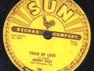 78-ROCK/COUNTRY-JOHNNY CASH on SUN-TRAIN OF LOVE/THERE YOU GO-