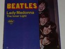 The Beatles Lady Madonna/Inner Light Picture Sleeve, Record, Rare Fan Club Flyer