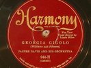 Jasper Davis and His Orchestra, Harmony 944, EE+