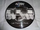 AC/DC Let There Be Rock PROMO PICTURE DISC Rare 12