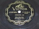 JOHN SHERIDAN 78 rpm VICTOR 21316 EE+ Irish Folk
