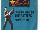 Single Beat Star Club THE RATTLES Come on and Sing Rares Gitarristen-Cover