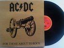 AC/DC For Those About To Rock.. + Insert 1981 OZ Albert Production VG++/VG++