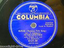 VINTAGE 1930's RUSSIAN 78   PETER LESCENCO ( Pyotr Leshchenko )    FOLK   RARE