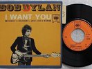 BOB DYLAN I WANT YOU Rare French EP CBS BIEM 1966 languette