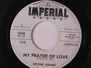 RITCHIE ADAMS: My Prayer Of Love / Pakistan 45 (dj) Oldies