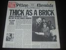 Jethro Tull rare '72 UK 1st press LP Thick As A Brick on Chrysalis EX+ 3U/2U