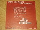 2xLP TON STEINE SCHERBEN - WENN DIE NACHT AM TIEFSTEN - ERSTAUFLAGE 1975