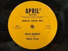 MIGHTY THREES RASTA BUSINESS ORIGINAL USA APRIL RECORDS 12