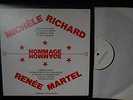 rare MICHELE RICHARD - RENEE MARTEL Hommage TV-1003 PRIVATE CANADA QUEBEC 3 LP