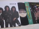 KISS LICK IT UP 1983 JAPAN LIMITED EDITION LP WITH SPECIAL OBY-LYRIC INSERT NM