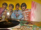 RARE 1967 MONO BEATLES SGT PEPPER VINYL LP ALBUM PSYCHEDELIC FOOL INNER & INSERT