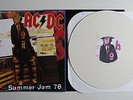 ACDC LP/vinyl weiß Summer Jam '78 live Chicago 1978 USA Bon Scott