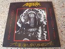anthrax live lp   big chief metal mosher   among the living tour 1987  2 LP
