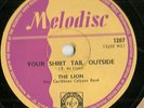 The Lion, Caribbean Calypso Band, Come Punksie Melodisc 78 rpm E