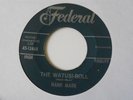 HANK MARR The Watusi Roll FEDERAL R&B 45 HEAR