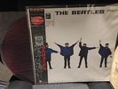 The Beatles Help Japan Mono Red vinyl with OBI EAS-70134 LP 1982