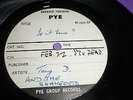 (JUKE BOX JURY) TONY D&THE SHAKEOUTS 'IS IT TRUE? /LET HER GO' TWO SIDED ACETATE