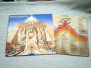 IRON MAIDEN LP ORIGINAL UK 1984 POWERSLAVE INNER 1ST PRESSING A-1U B-1U