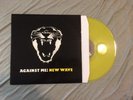 against me new wave lp first press clear yellow