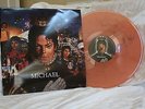 Michael Jackson - Michael - Vinyle rose orangé marbré, marbled orange-pink vinyl