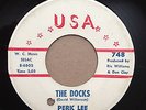 Perk Lee - The Docks / Peanut Butter Sandwich rare R&B Soul 45 Perkle Moses
