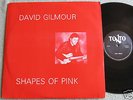Pink Floyd DAVID GILMOUR Shapes Of Pink LIVE 3LP 5/4/1984 Utrecht Holland NM