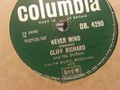 CLIFF RICHARD DRIFTERS  MEAN STREAK / NEVER MIND VERY RARE 78  COLUMBIA DB.4290