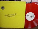 DAVID BOWIE In Person LP *TMOQ RED* Rare Live Santa Monica 1972 ZIGGY RONSON