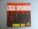 COCK SPARRER - RUNNIN ' RIOT DECCA SPAIN 7