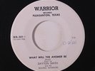 Rare Texas Rockabilly 45 - Dayton Smith WARRIOR - hear