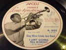 78 RPM /KING OLIVER CREOLE JAZZ BAND-ROOM RENT BLUES/I AIN'T GONNA TELL-FRENCH