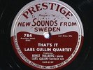 78 RPM -- Lars Gullin Quartet, Prestige 784, EE+