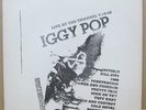 Iggy Pop LP record - Live at the Channel - Promo record