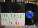 THELONIOUS MONK AND GERRY MULLIGAN MULLIGAN MEETS MONK DG RIVERSIDE RLP 12-247