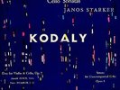 JANOS STARKER - Kodaly: Cello Sonatas - mono LP