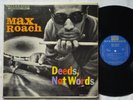 MAX ROACH Deeds Not Words RIVERSIDE 12-280 DG MONO JAZZ LP STRONG VG+