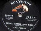 Elvis Presley 78 RPM RCA Shake, Rattle and Roll / Lawdy, Miss Clawdy 20-6642