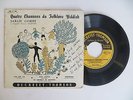 SARAH GORBY QUATRE CHANSONS DU FOLKLORE YIDDISH 1956 SIGNED FRANCE EP JEWISH