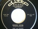 bob and lucille demon lover / eeny-meeny-miney-moe ditto 121 rockabilly rare