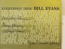 BILL EVANS TRIO-EVERYBODY DIGS-JAZZ  on RIVERSIDE  VG++, MONO, DG