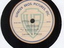 RARE IMPORTANT FIND  MARIO LANZA  WARNER BROS ACETATES  
